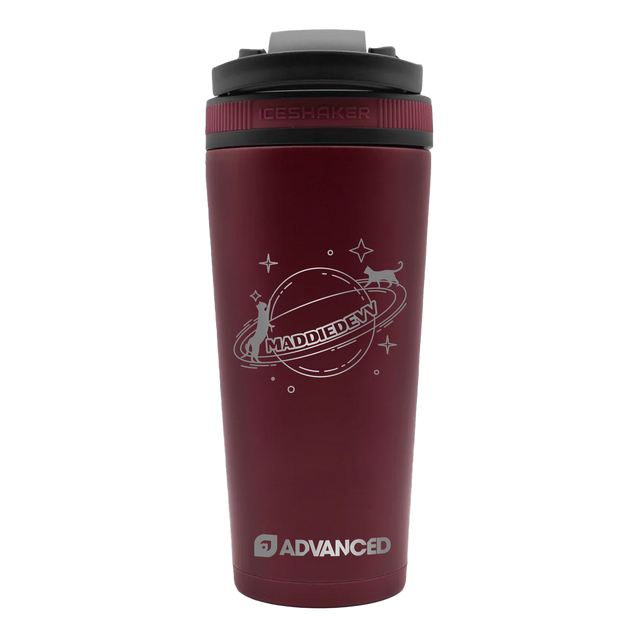 MaddieDev Custom 26oz Ice Shaker - Maroon