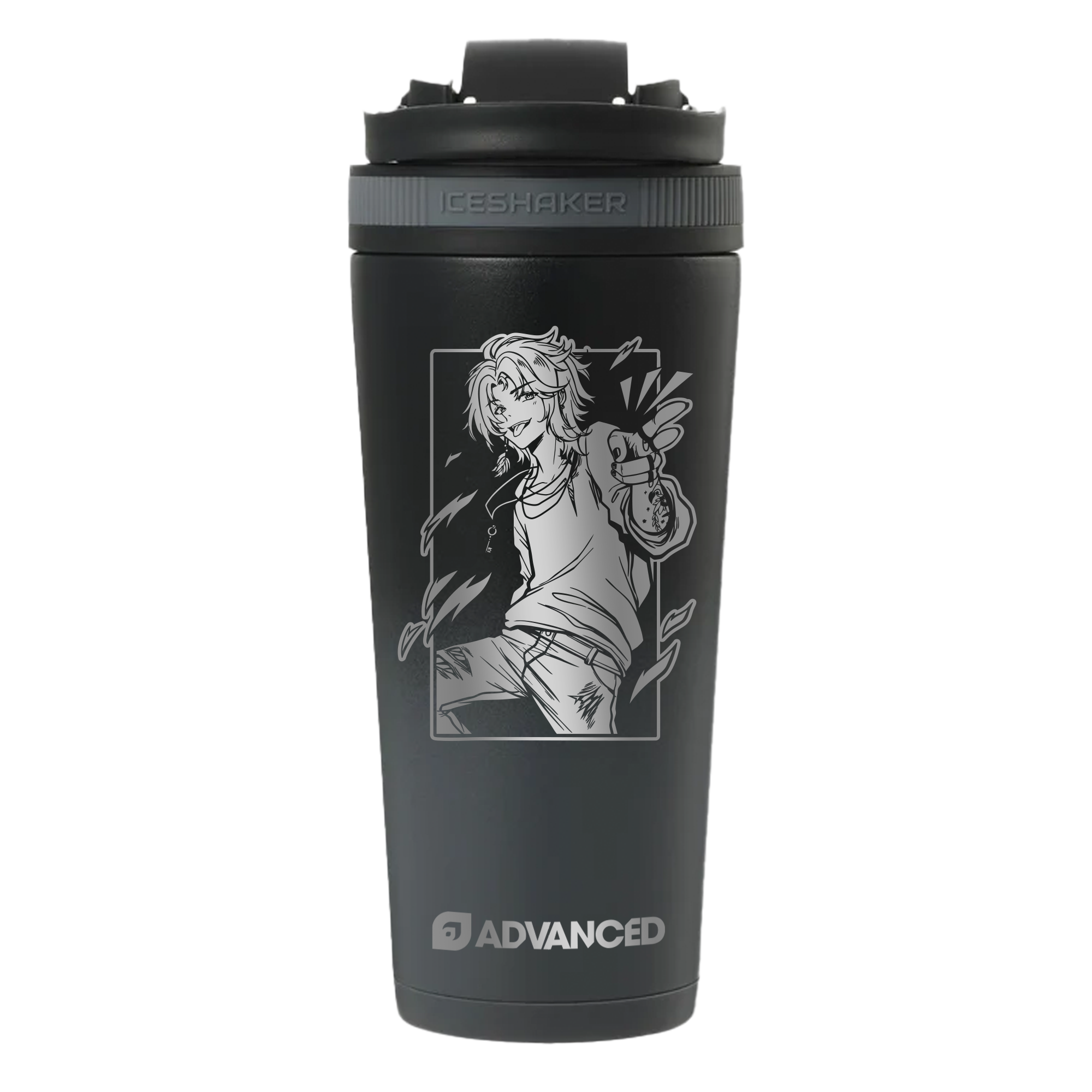 Remi Custom 26oz Ice Shaker - Grey Color Rush