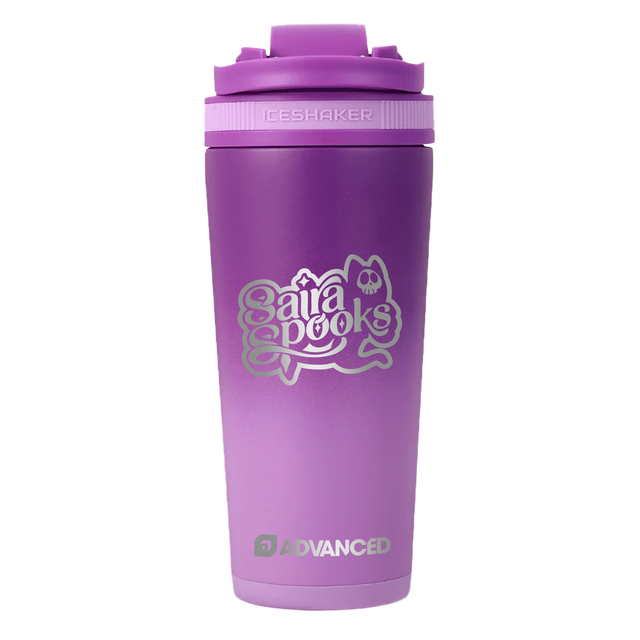 Saira's Custom 26oz Ice Shaker - Purple Color Rush
