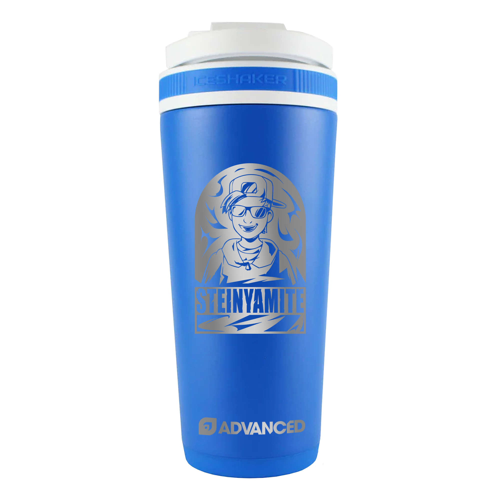 Steinyamite Custom 26oz Ice Shaker - Royal Blue