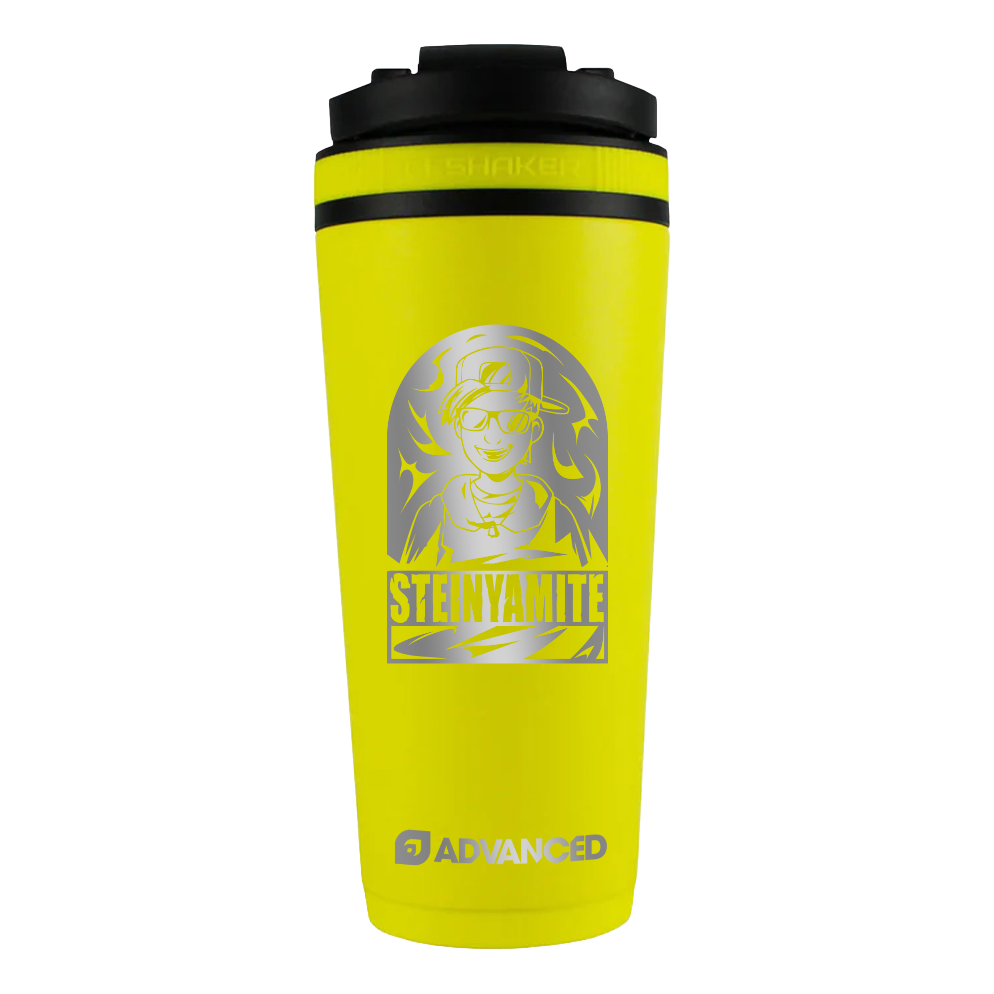 Steinyamite Custom 26oz Ice Shaker - Yellow