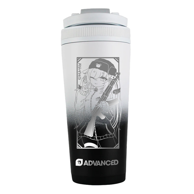 Kiskachan Custom 26oz Shaker - Black White Ombre