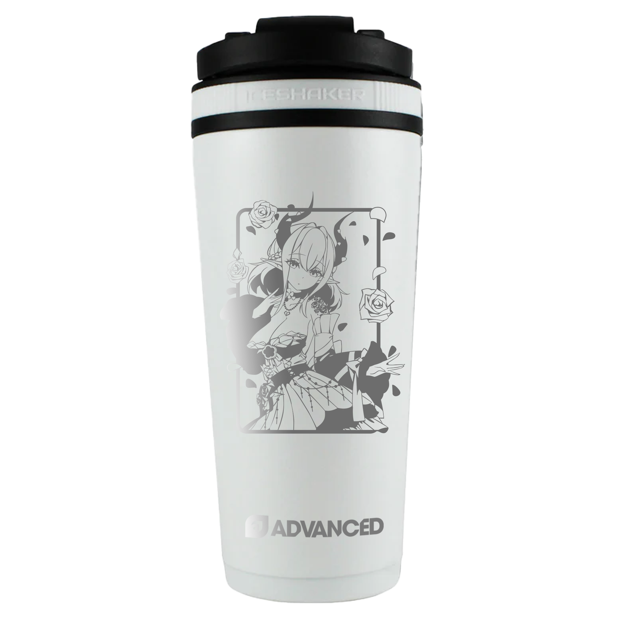 RheyaHeart V3 x ADVANCED Premium 26oz Ice Shaker - White