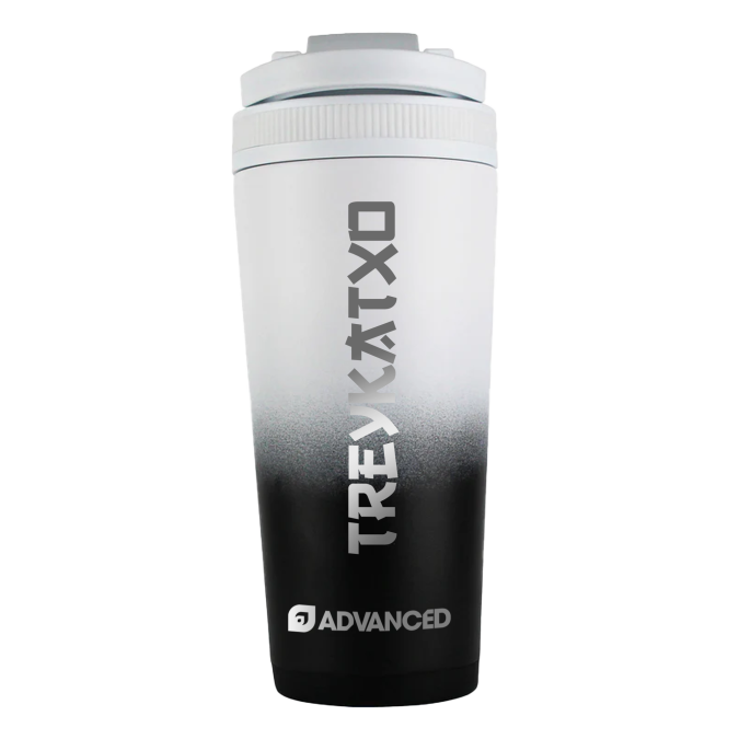 Treykatxo V2 x ADVANCED Premium 26oz Ice Shaker - Black White Ombre