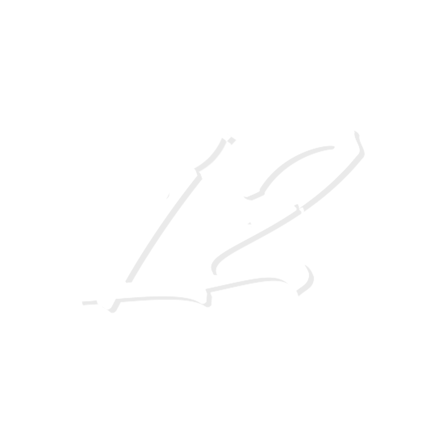 L21saac's Logo Charm - White