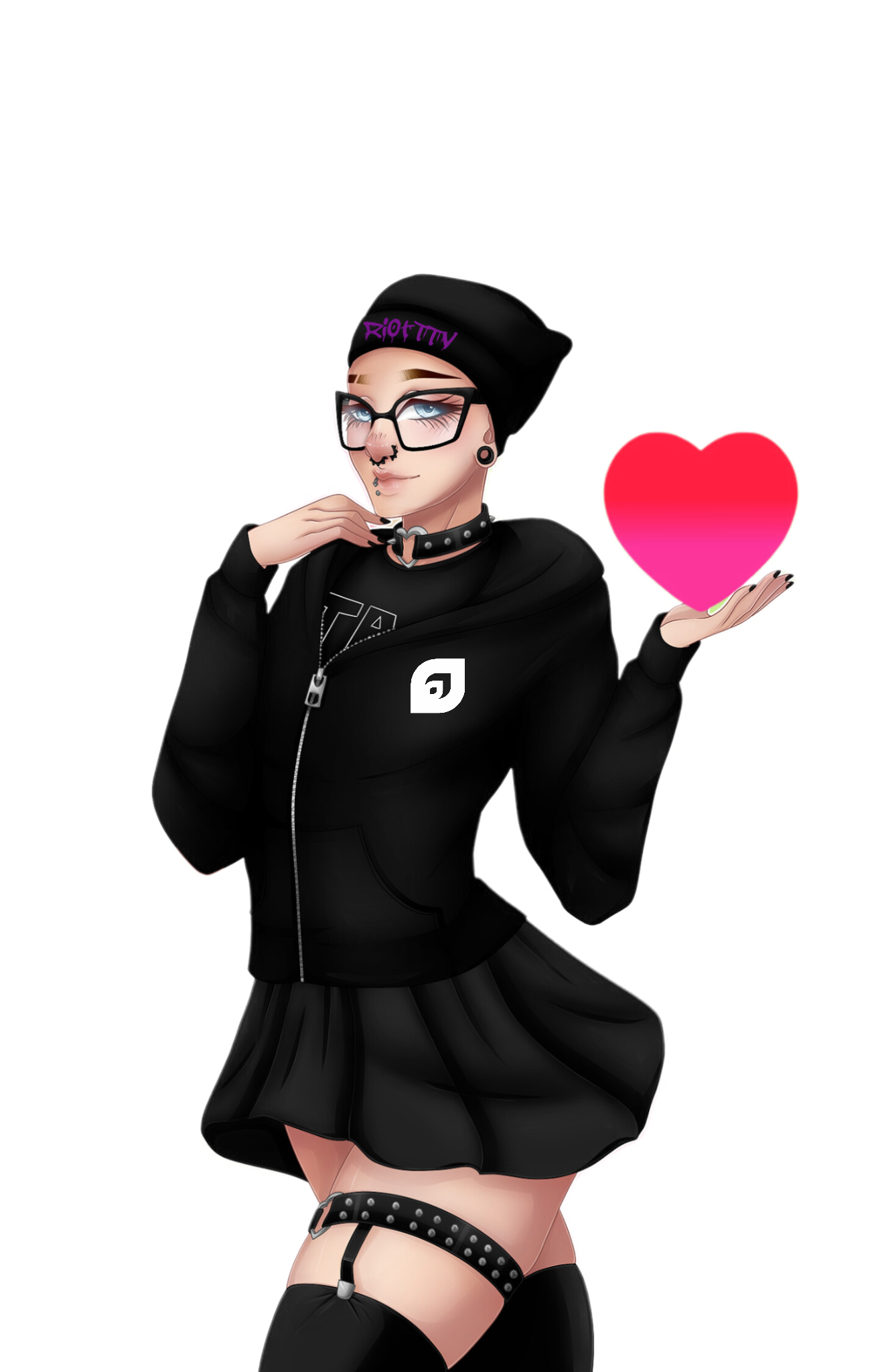 Ri0t Valentine's Sticker