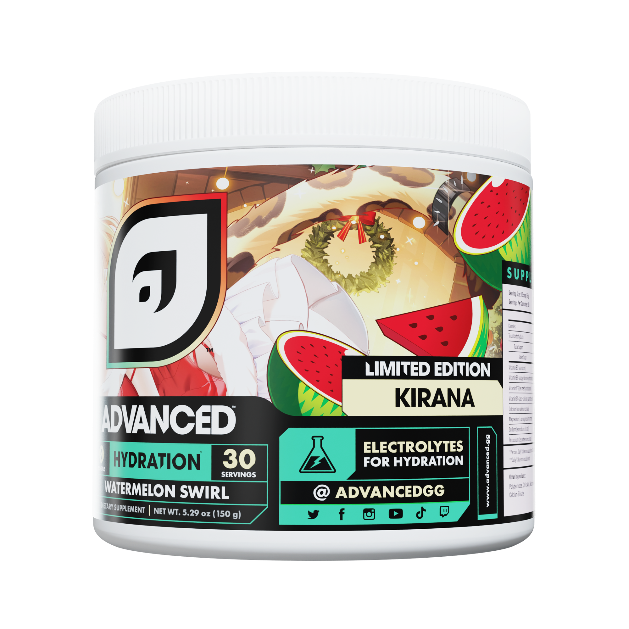 Kirana's Christmas Watermelon Swirl