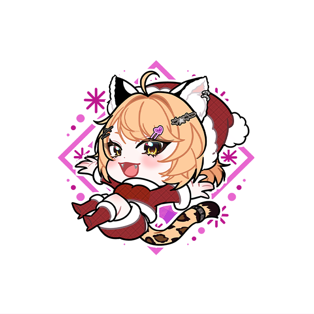 Kirana's Christmas Santa Sticker