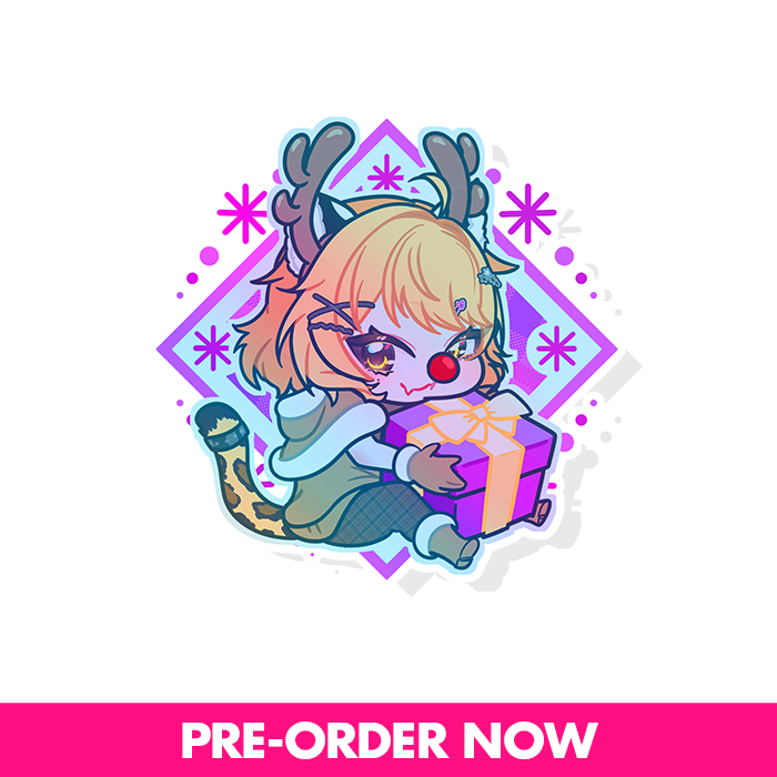 Kirana's Christmas Present Sticker