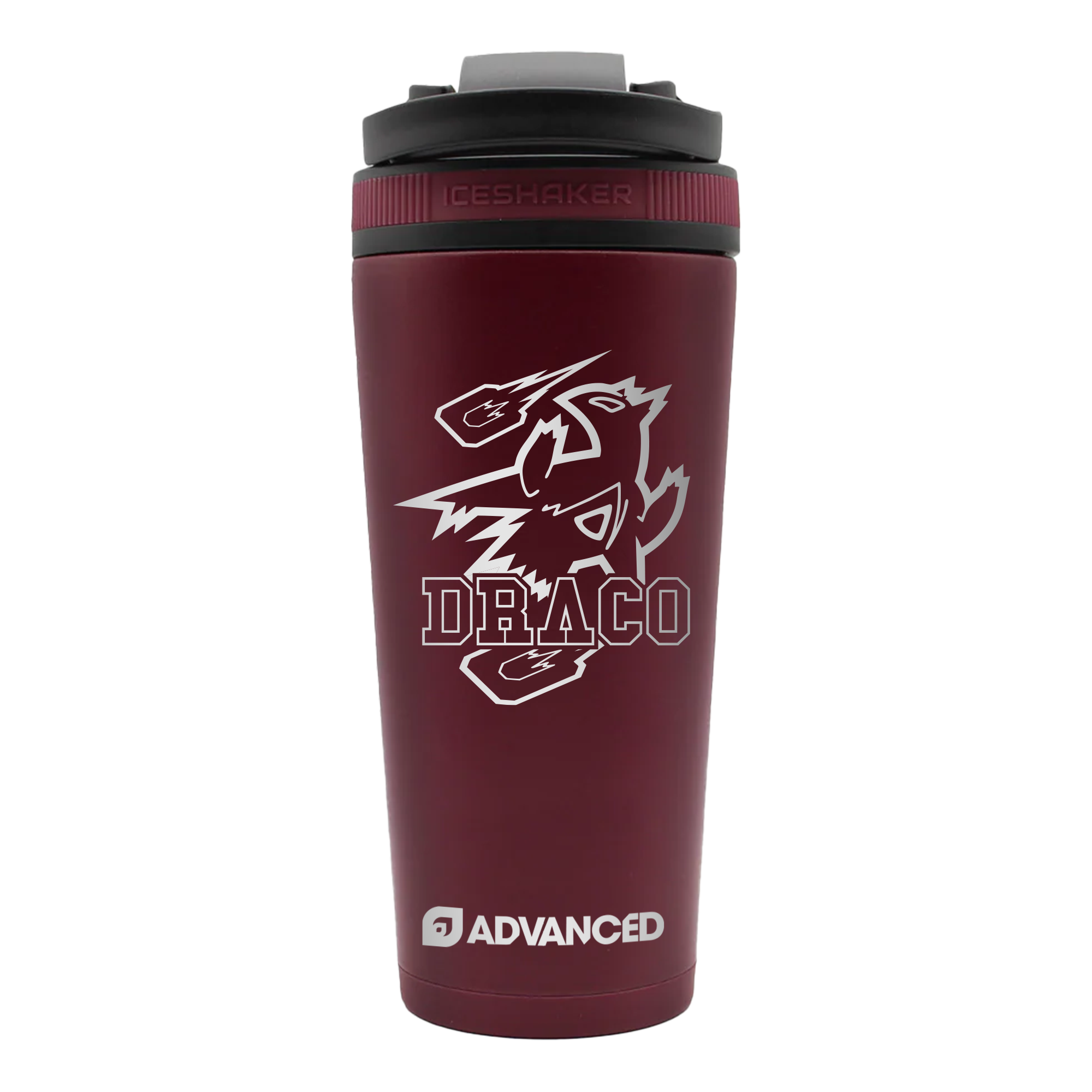 Draco 26oz Ice Shaker - Maroon