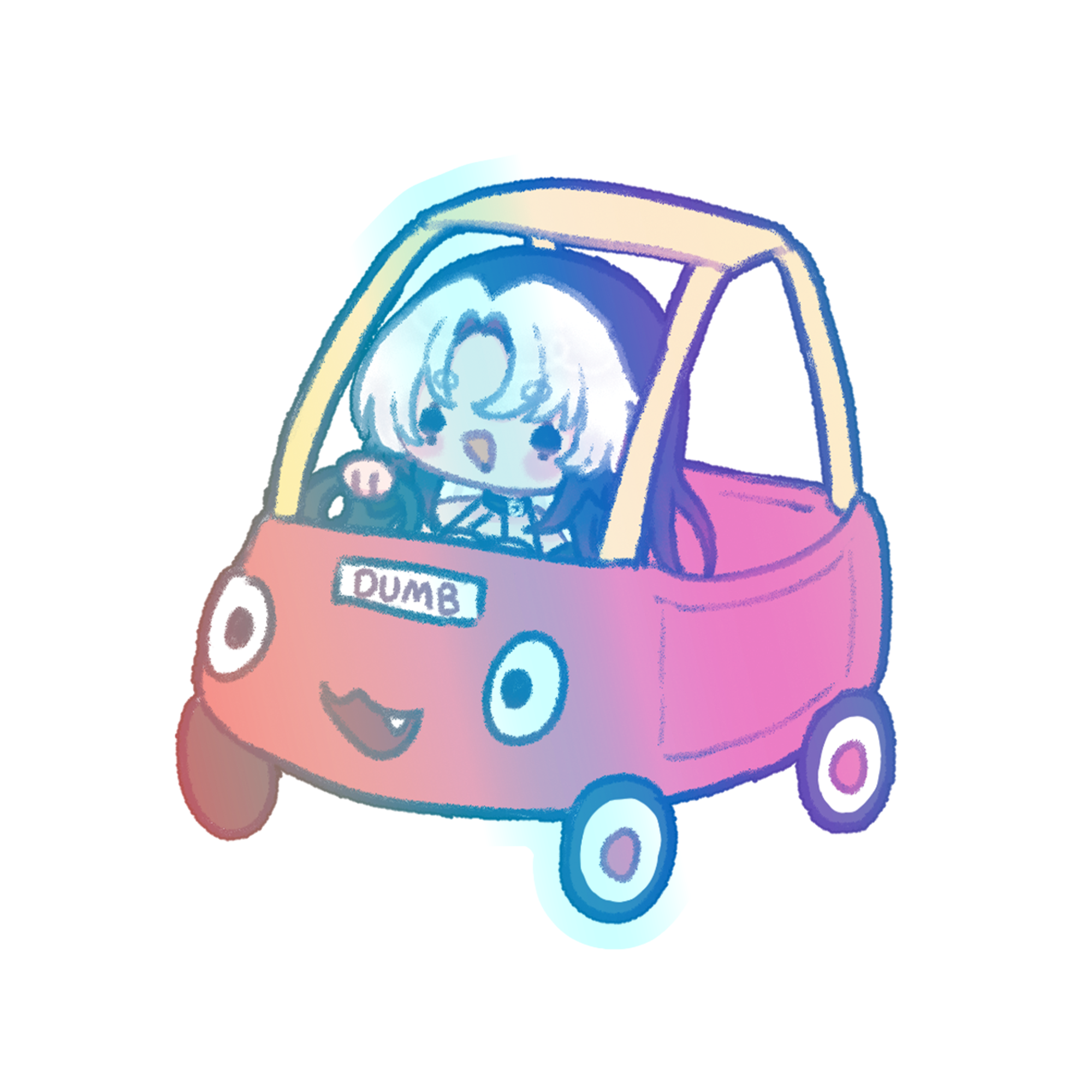 Orcatsukii Car Sticker