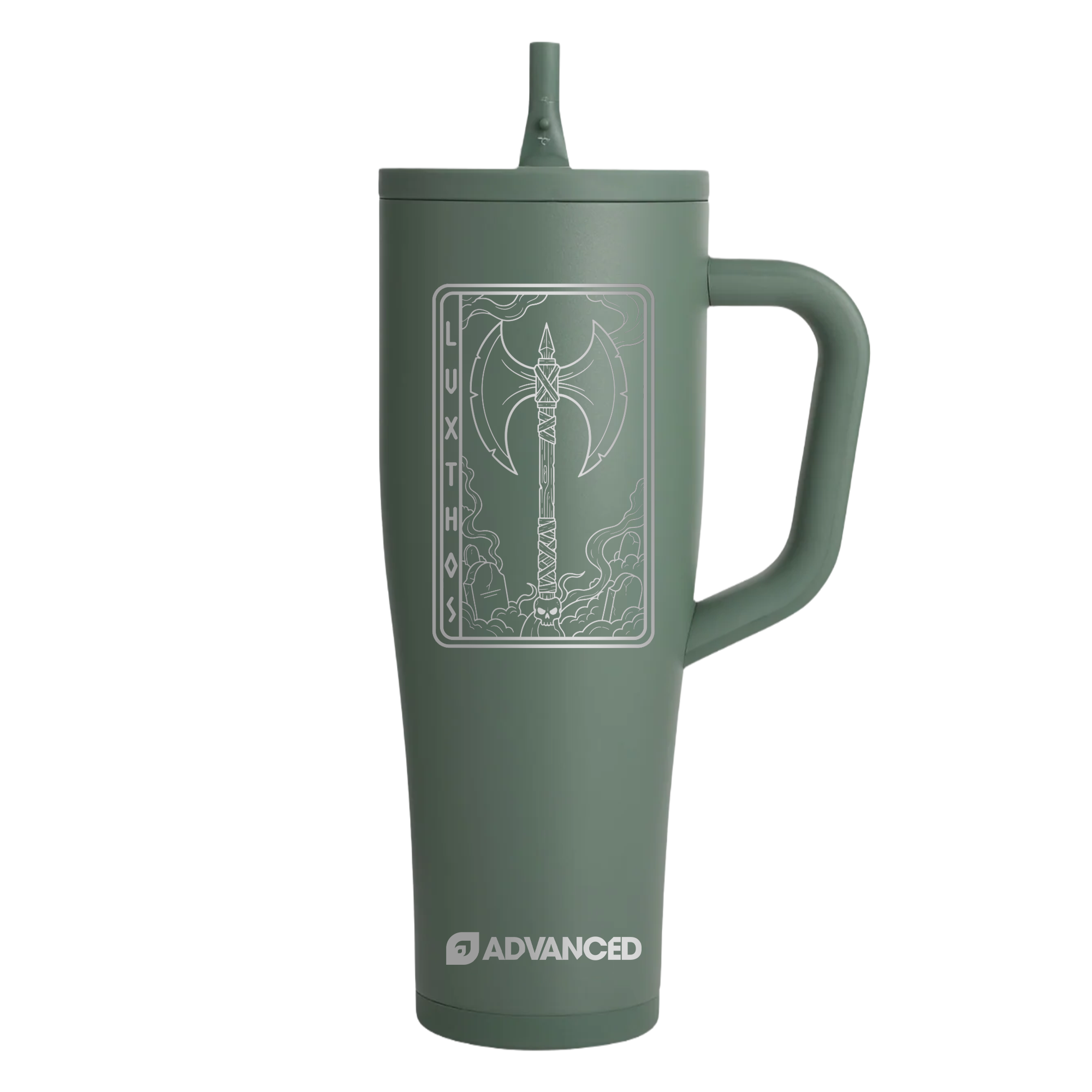 Luxthos 40oz Legend Series Ice Shaker - Green Aura