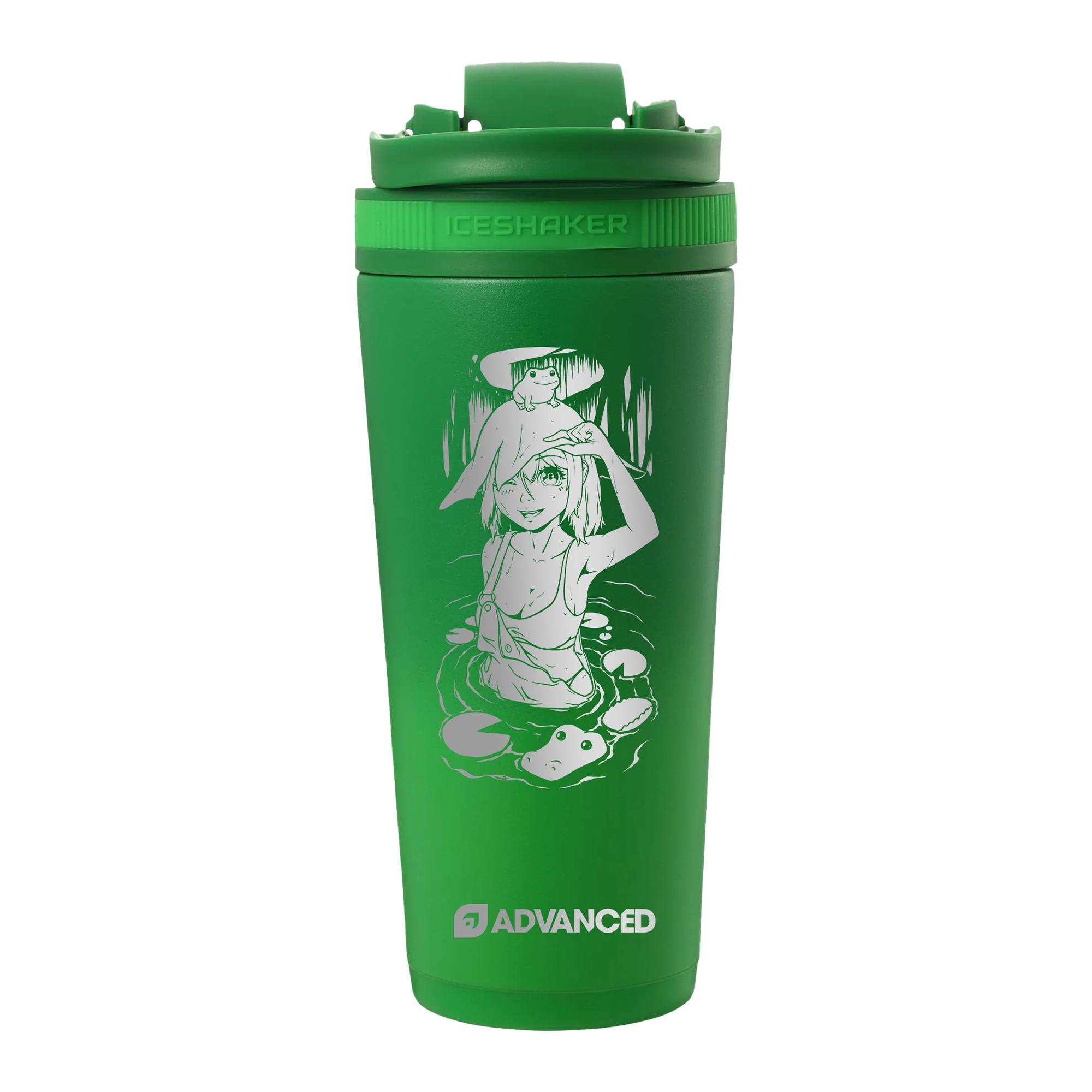 RaeChill Custom 26oz Ice Shaker - Green Color Rush