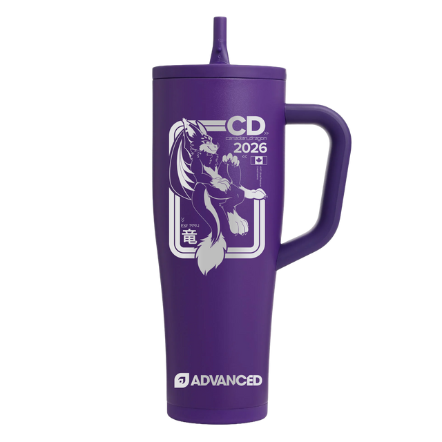 Canadian Dragon 4.0 Custom 40oz Legend Series Ice Shaker - Purple