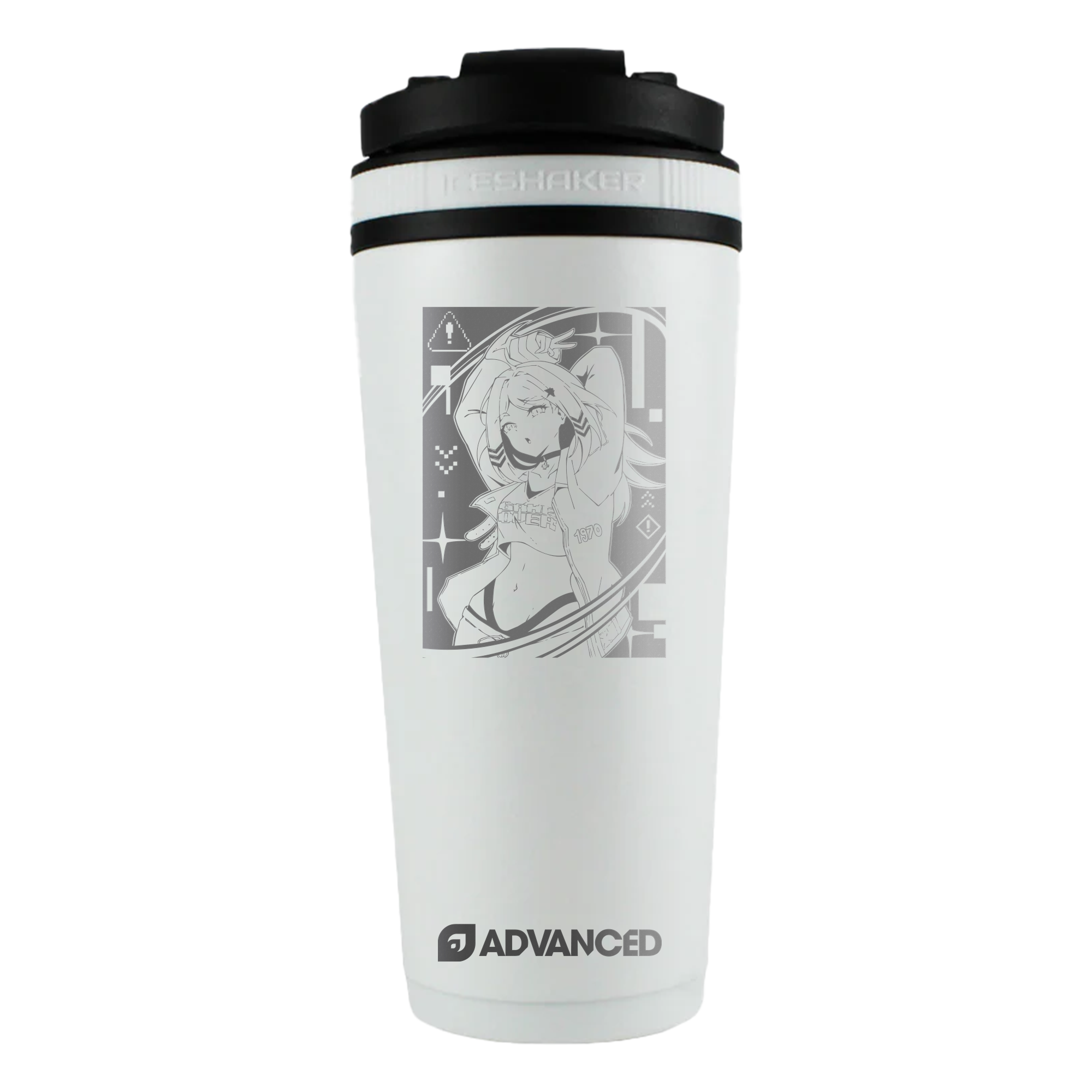 Triggerphish Custom 26oz Ice Shaker - White