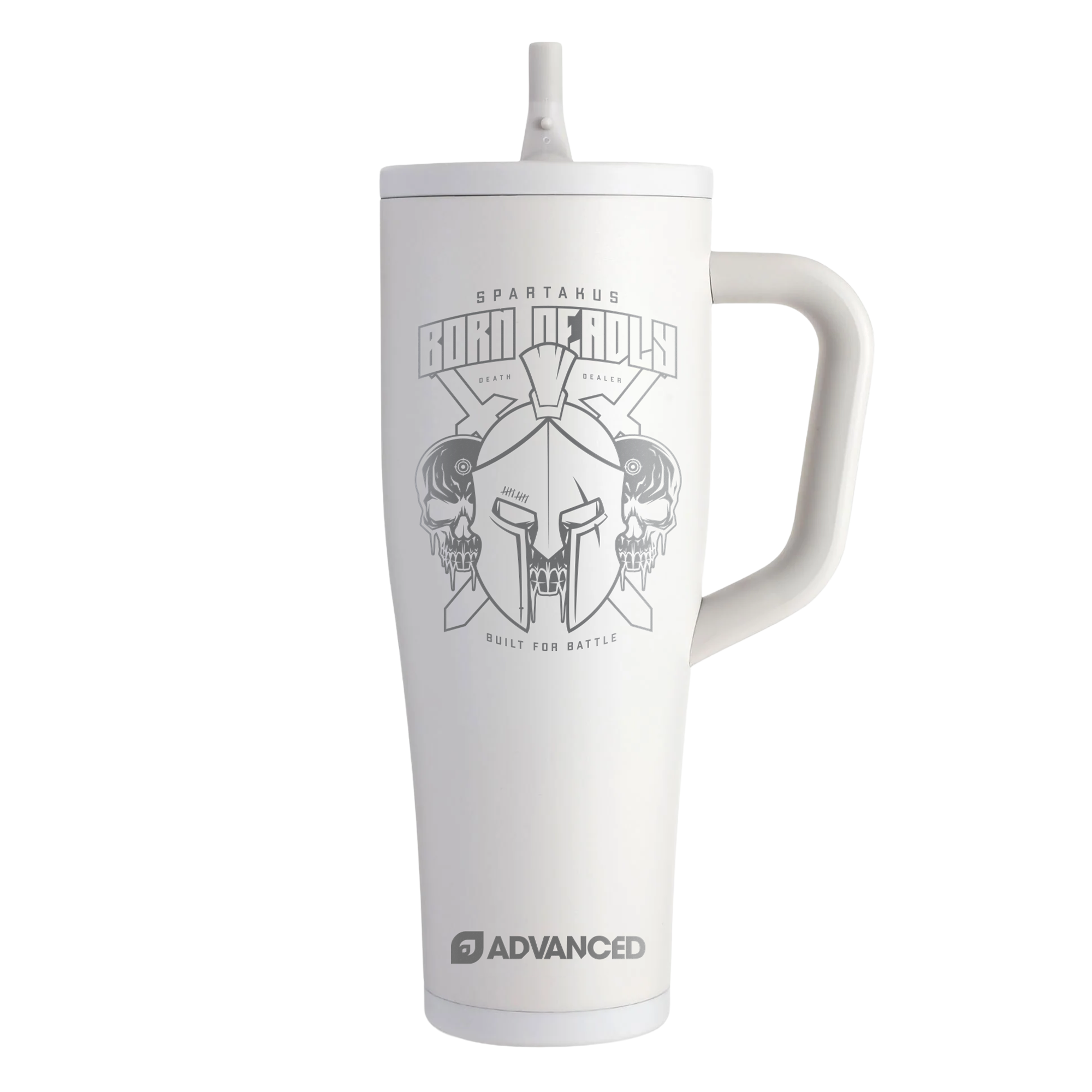 Born Deadly 40oz Legend Series Ice Shaker - Off White