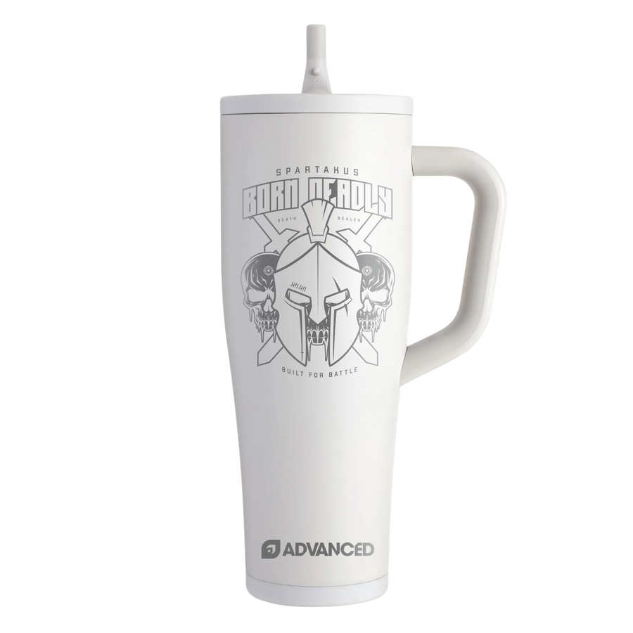 Born Deadly 40oz Legend Series Ice Shaker - Off White