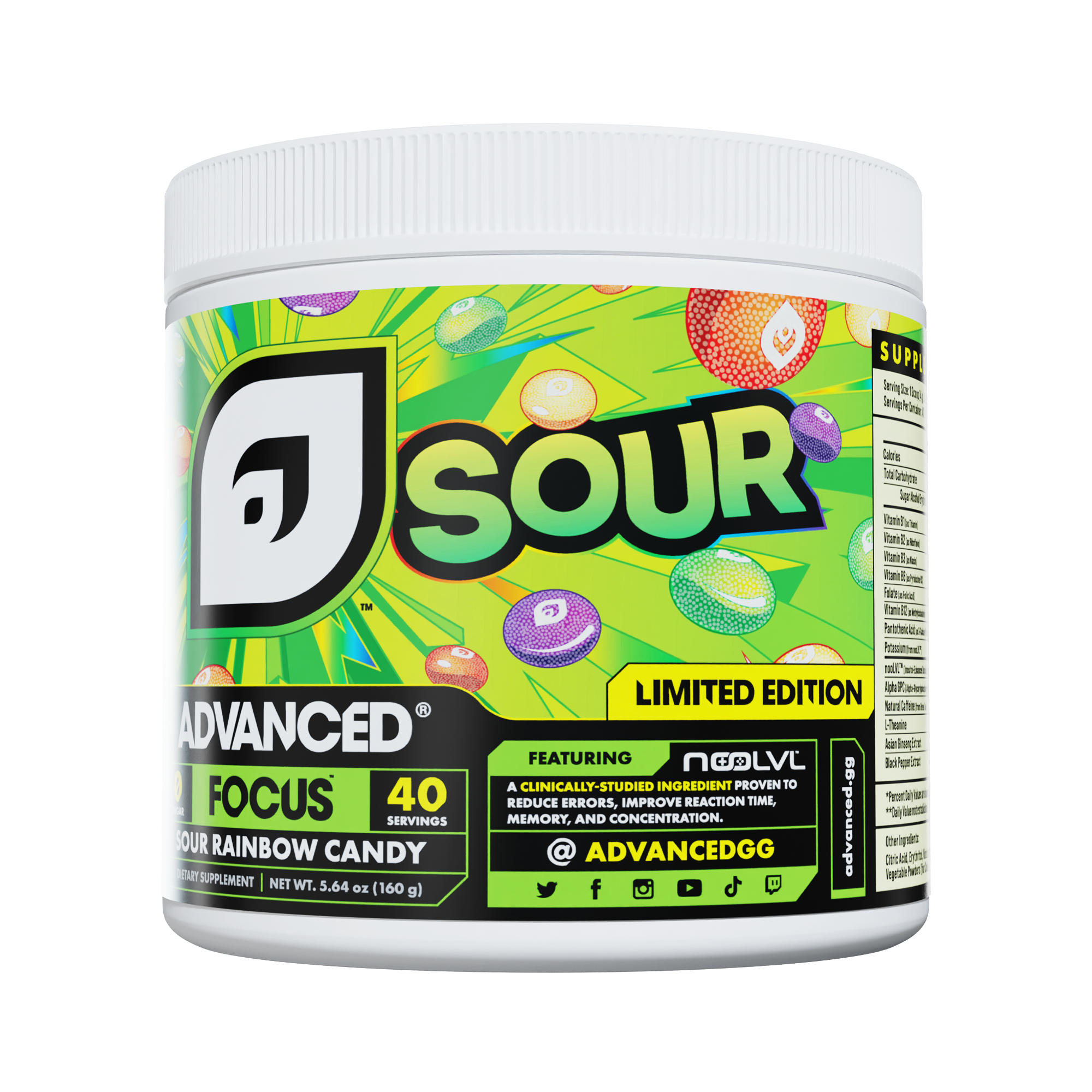 Sour Rainbow Candy