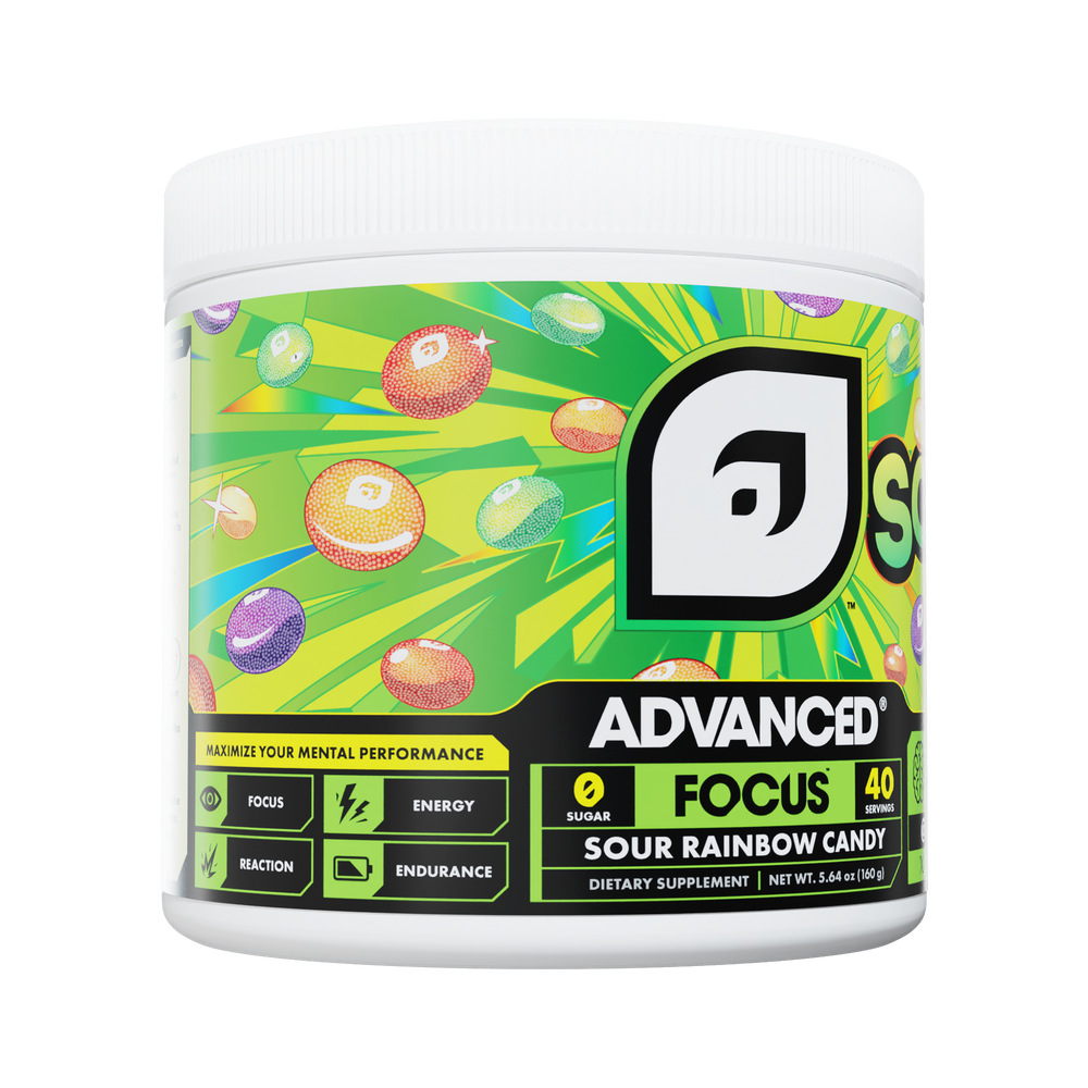 Sour Rainbow Candy Focus Gaming Supplement
