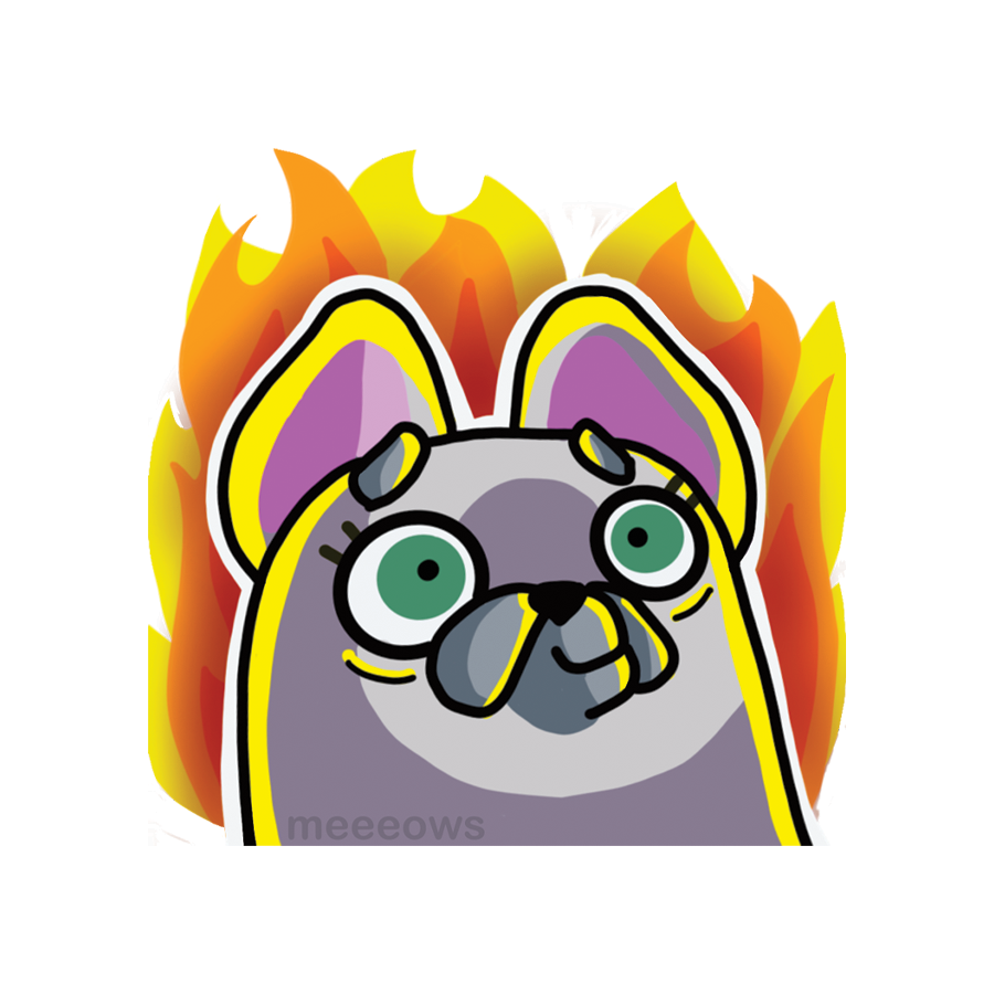Meeeows This Is Fine Sticker