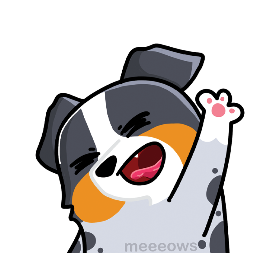 Meeeows Miku Hi Sticker