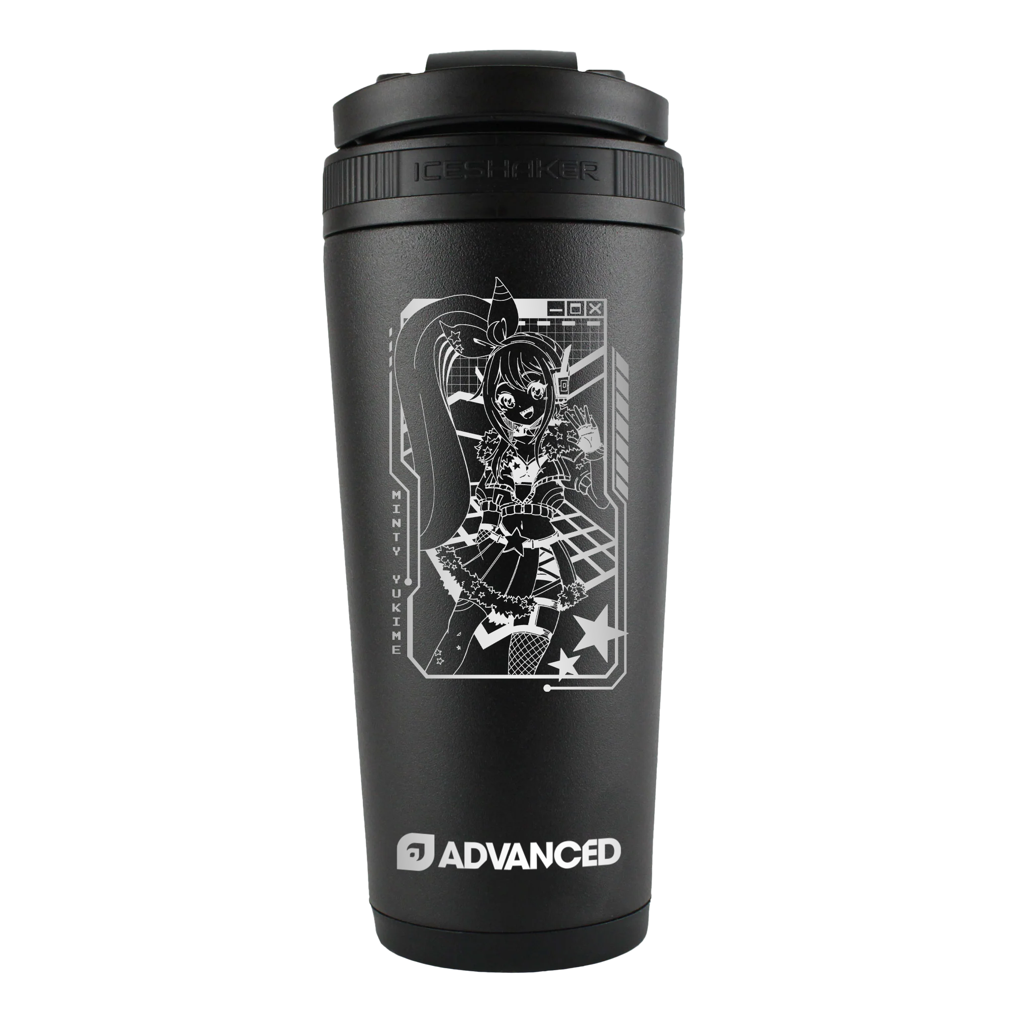 MintyYukime Custom 26oz Ice Shaker - Black