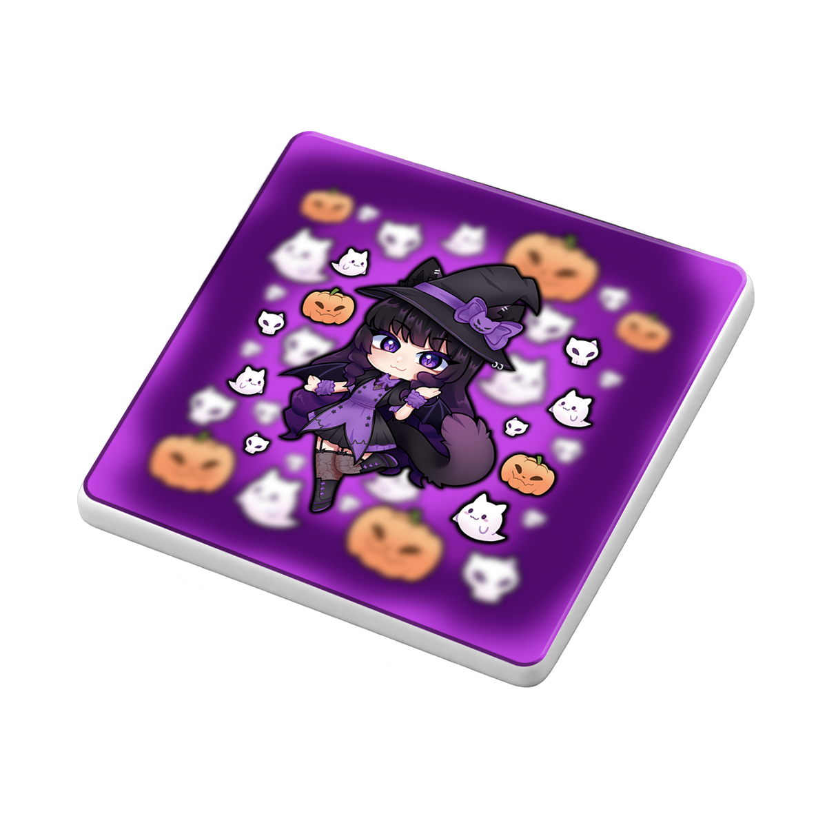 MoeMarrow Halloween Ceramic Coaster