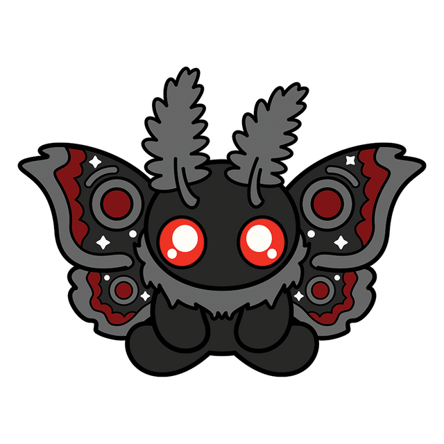 Mothman Sitting Sticker