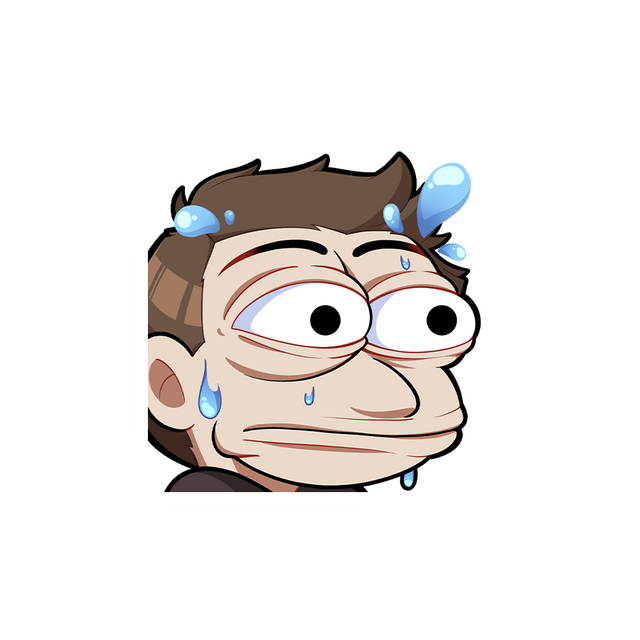 BaconCrumbz Nervous Sticker