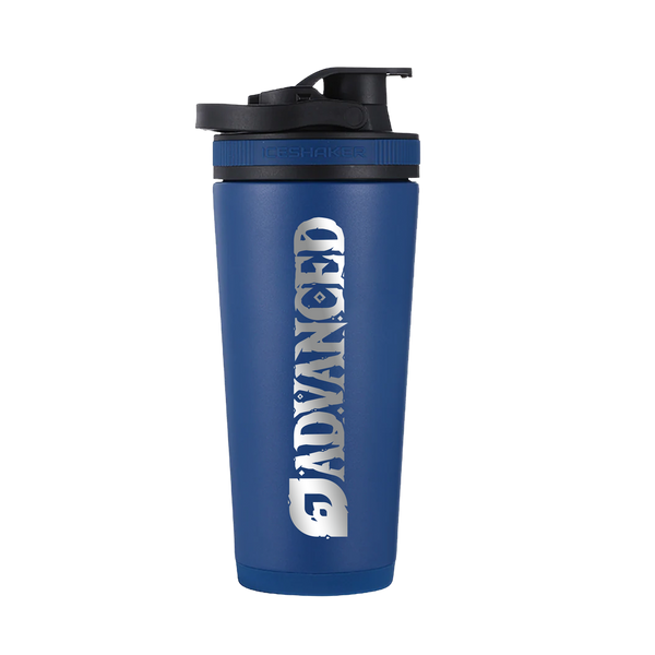 Insulated Navy 36oz Protein Shaker Bottle