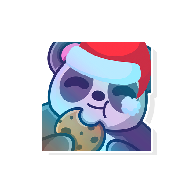 FrontalPanda's Christmas Cookie Sticker