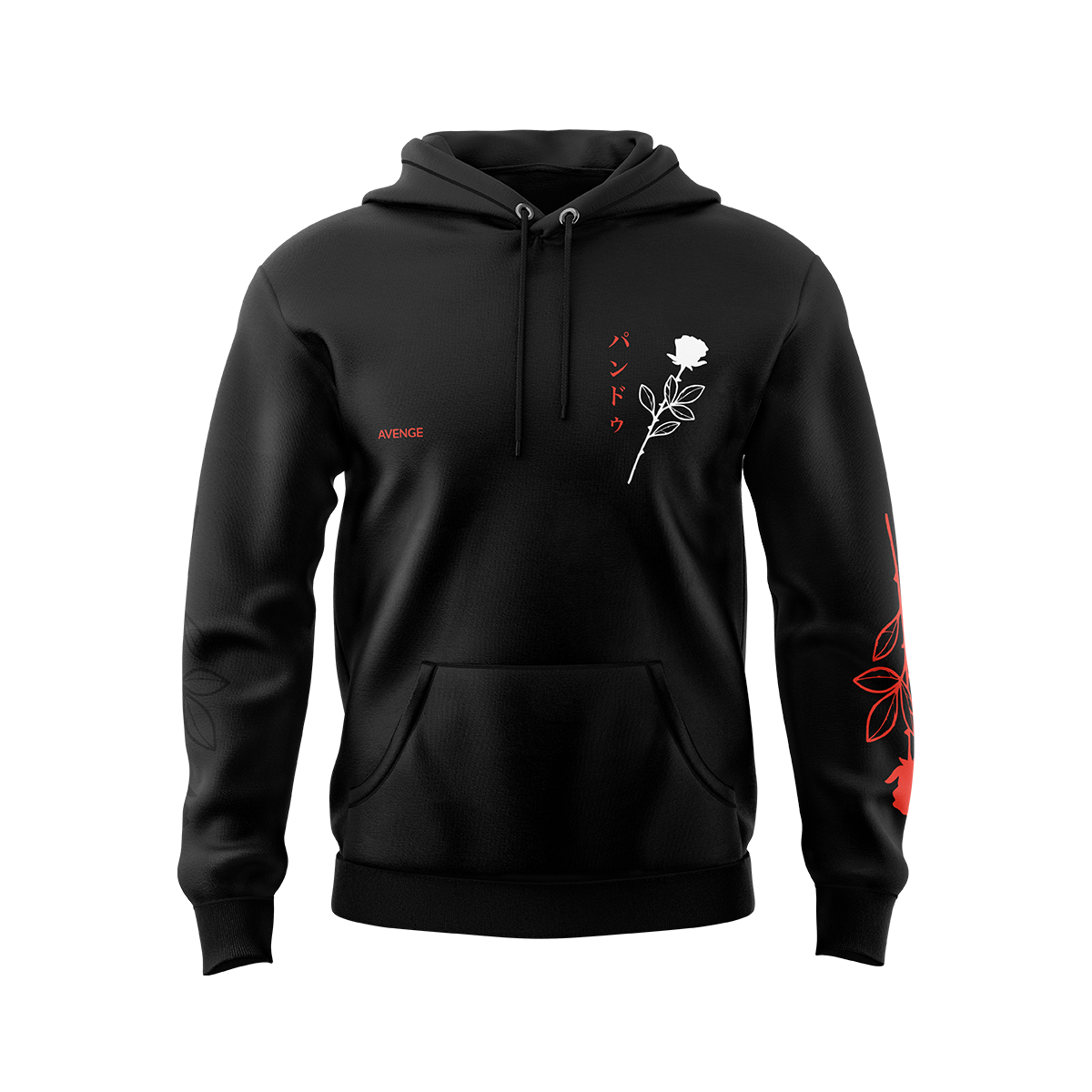 Panduh Avenge Black Hoodie - Midweight