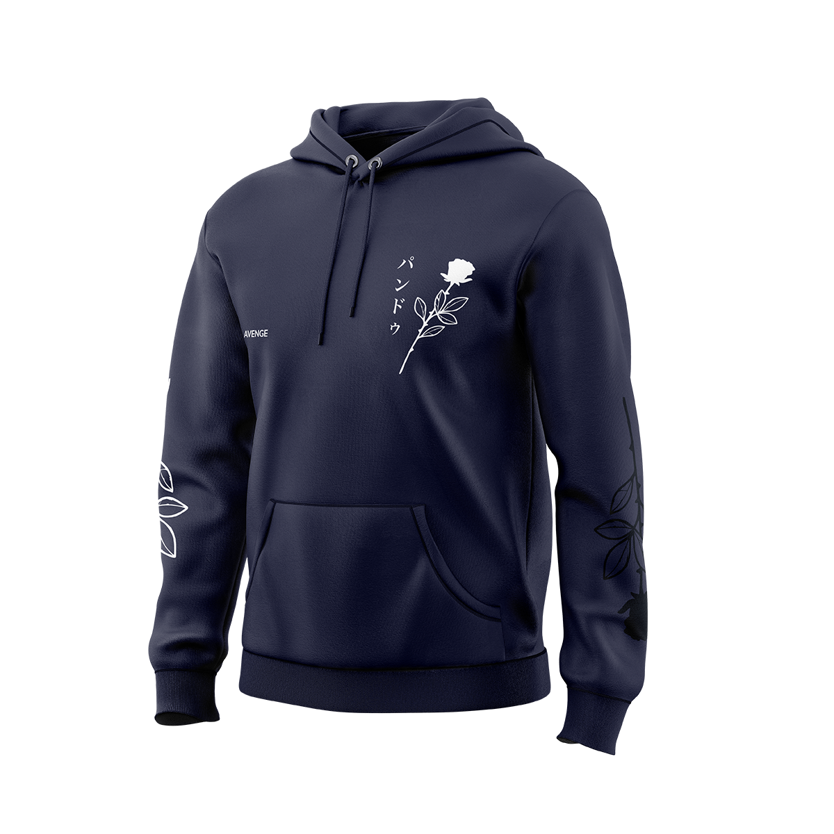 Panduh Avenge Navy Hoodie - Midweight