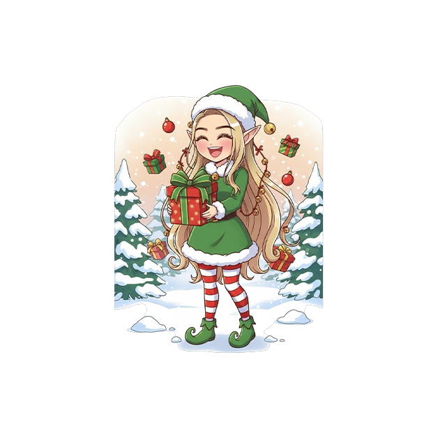 Topaz's Christmas Winter Wonderland Sticker