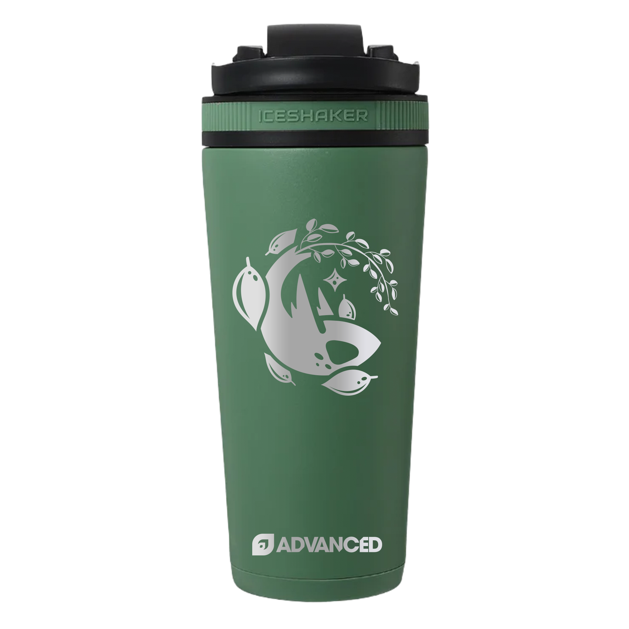 Pokeaim Grass Type 26oz Ice Shaker - Green Aura