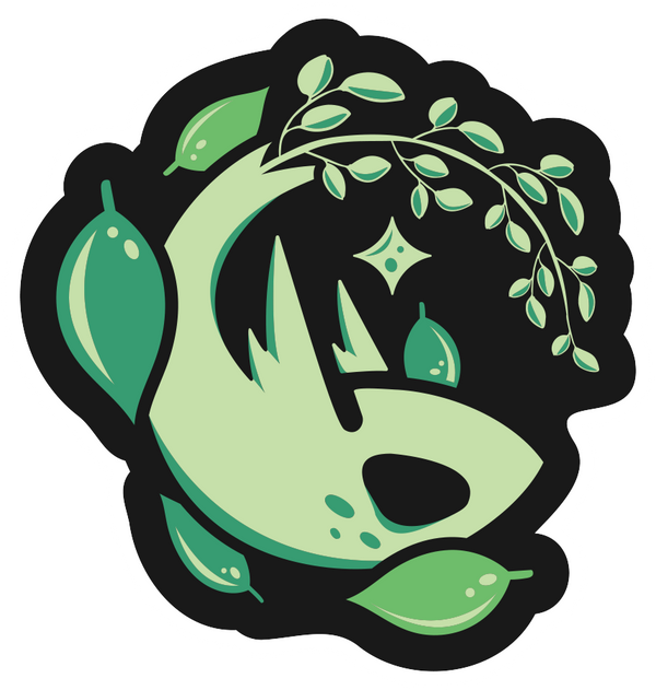 Pokeaim Grass Icon Sticker