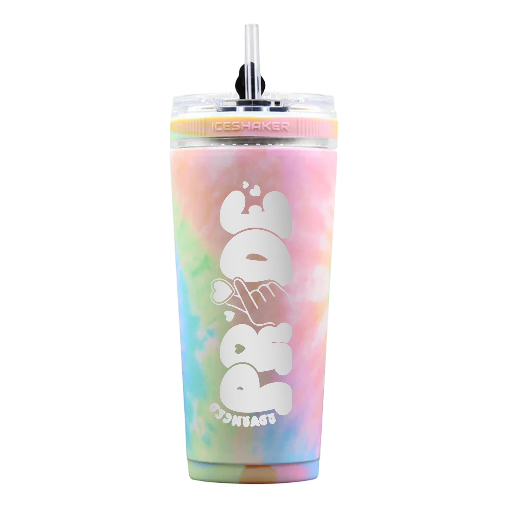 ADVANCED Pride 26oz Flex Ice Shaker - Tie Dye