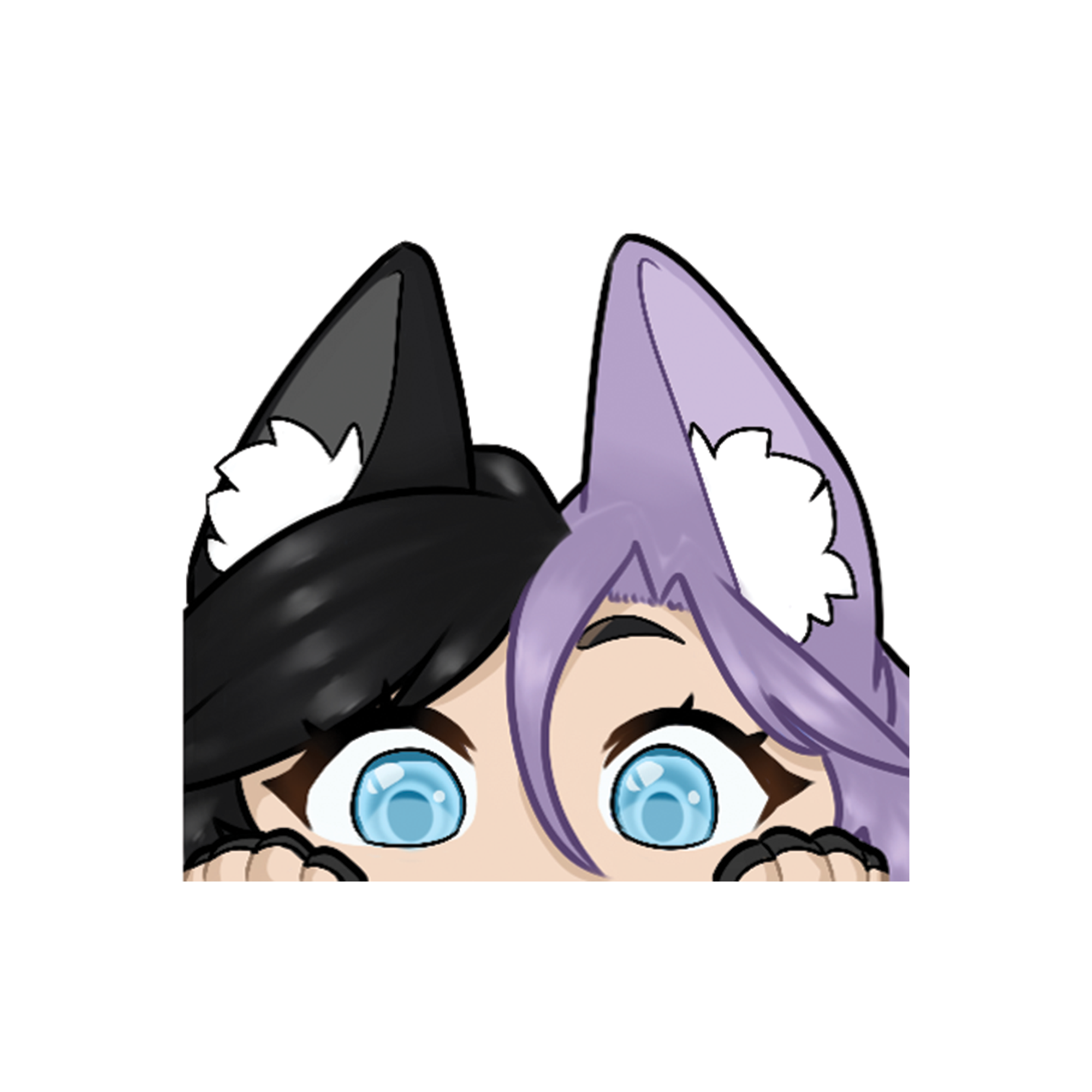 Violet's Peep Sticker