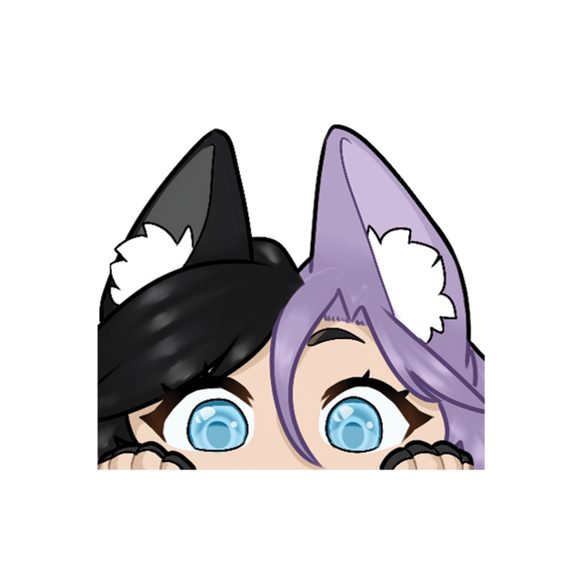 Violet's Peep Sticker