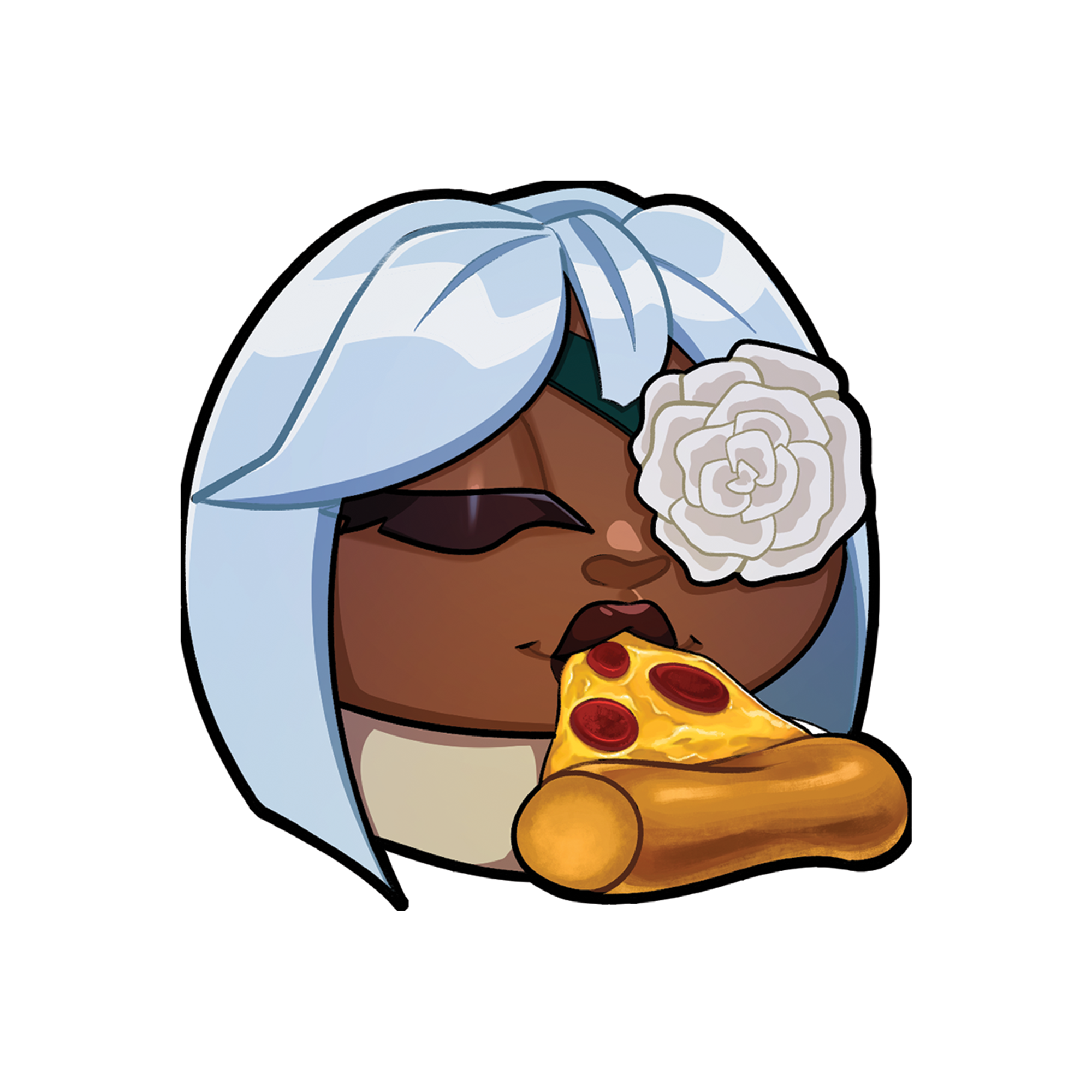PleasentlyTwisted Pizza Sticker