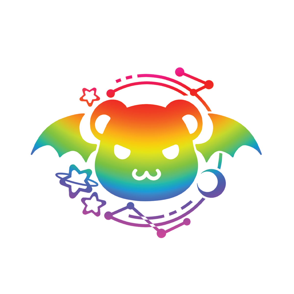 Sixx Pride Bat Sticker