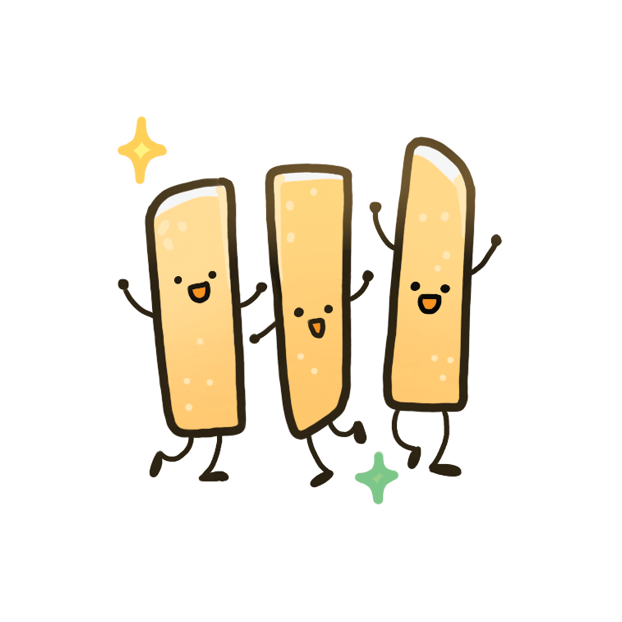 TRIGGERPHISH Breadsticks Sticker