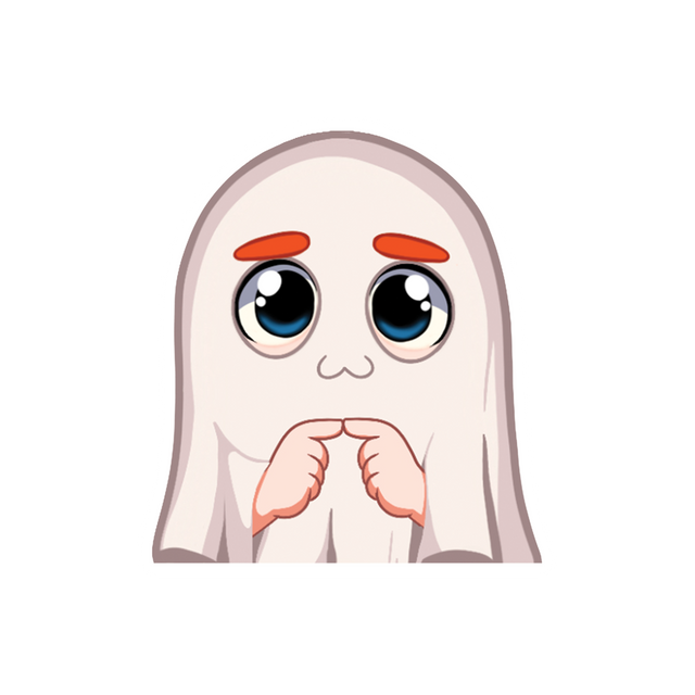 Voosh Ghost Sticker