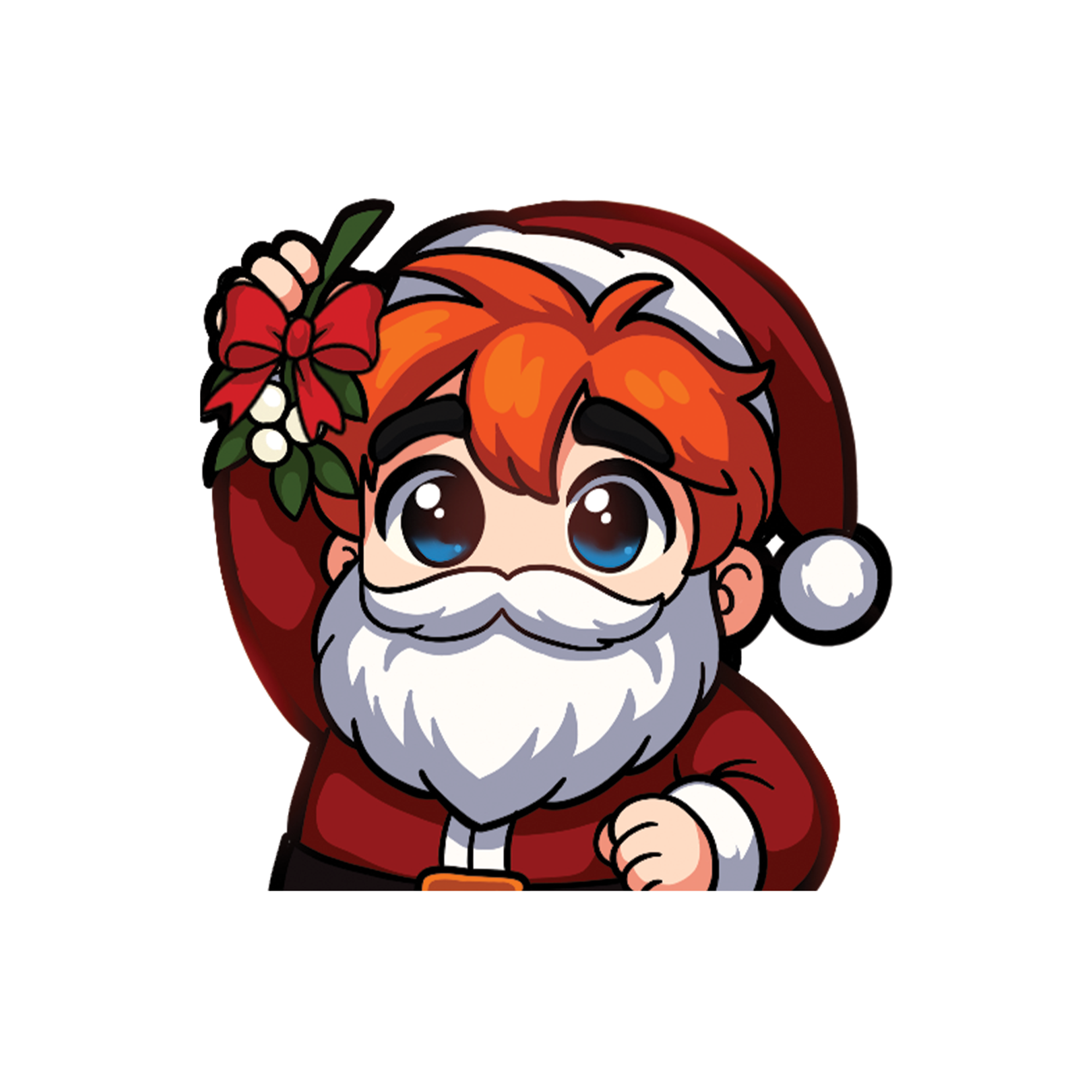Voosh Santa Sticker