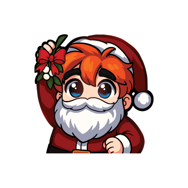 Voosh Santa Sticker