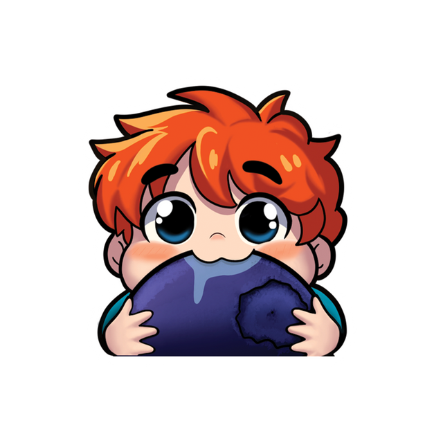 Voosh Blueberry Sticker