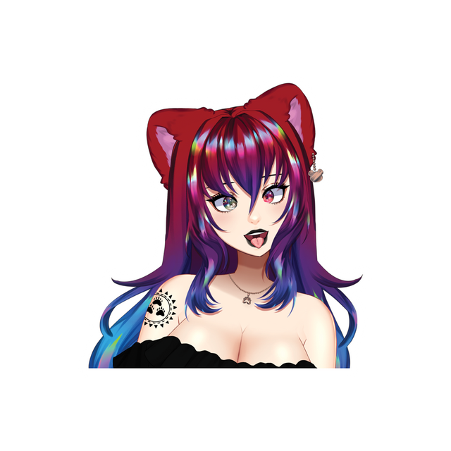Cakeee Crosseye Sticker