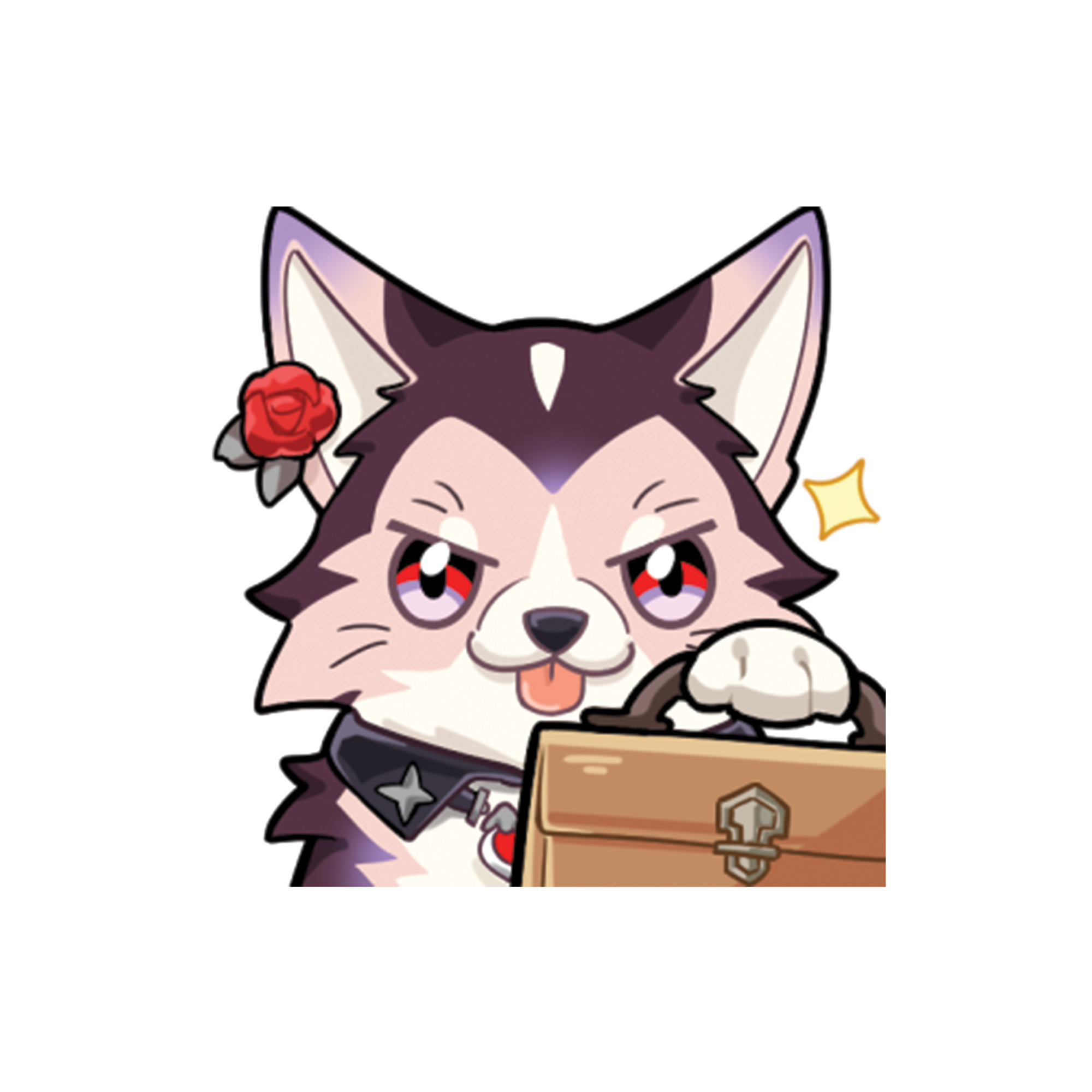 Alchevic Dog Go To Work Sticker