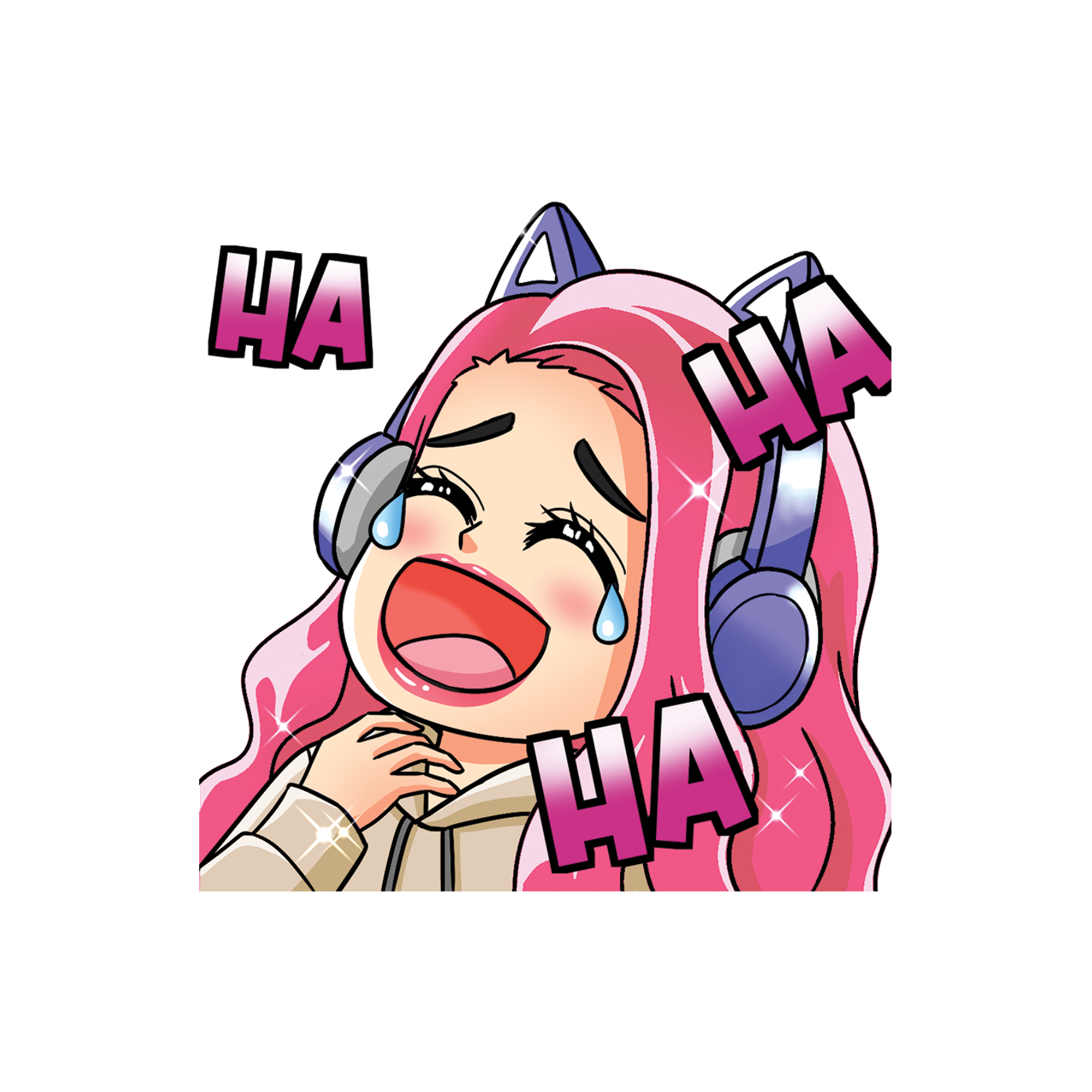 Mochamom Haha Sticker