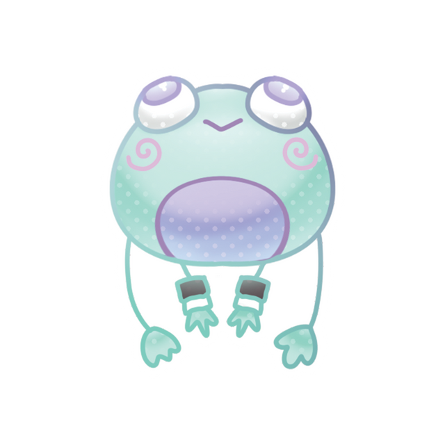 Kiskachan Froggie Sticker